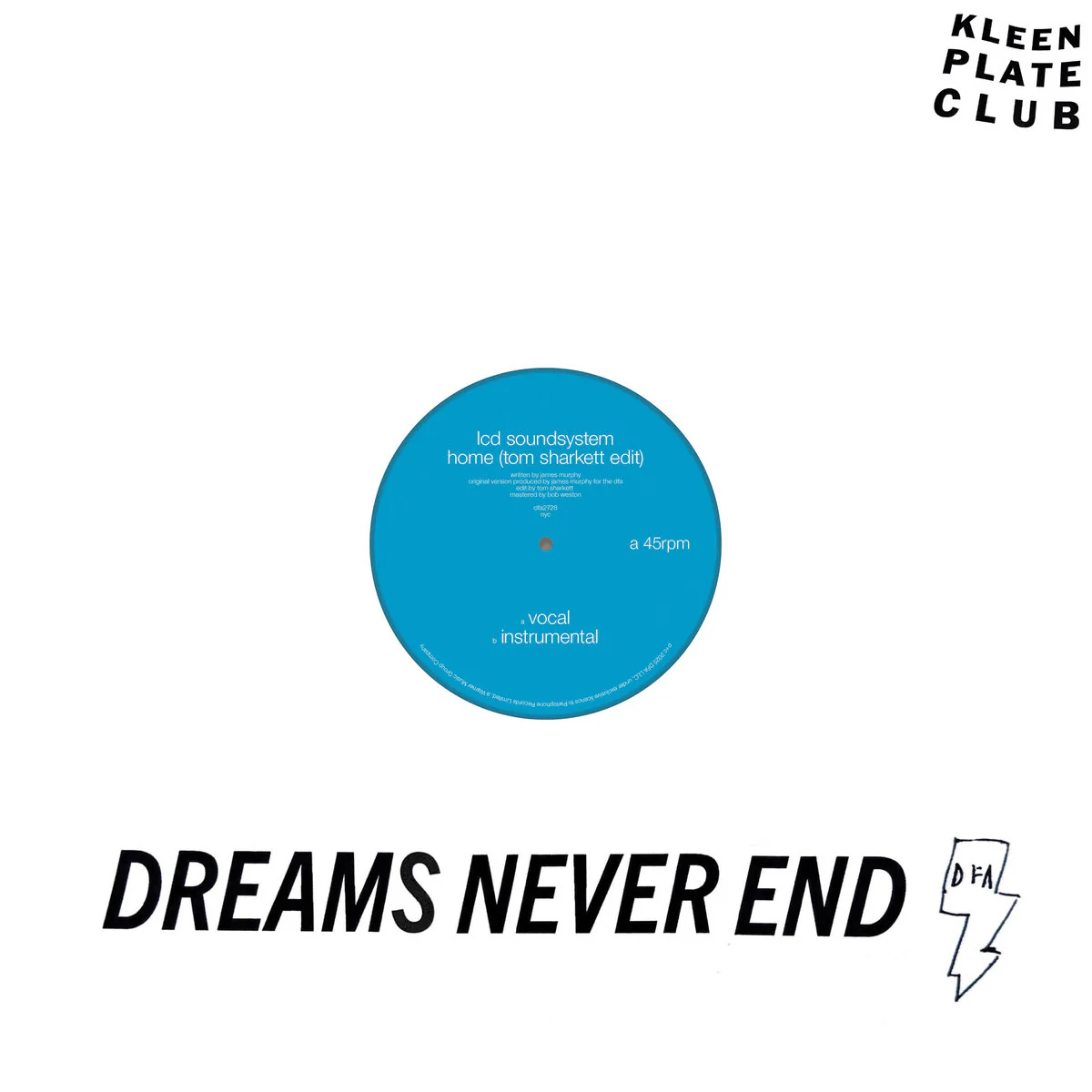 Home (Tom Sharkett Edit) 12" Single
