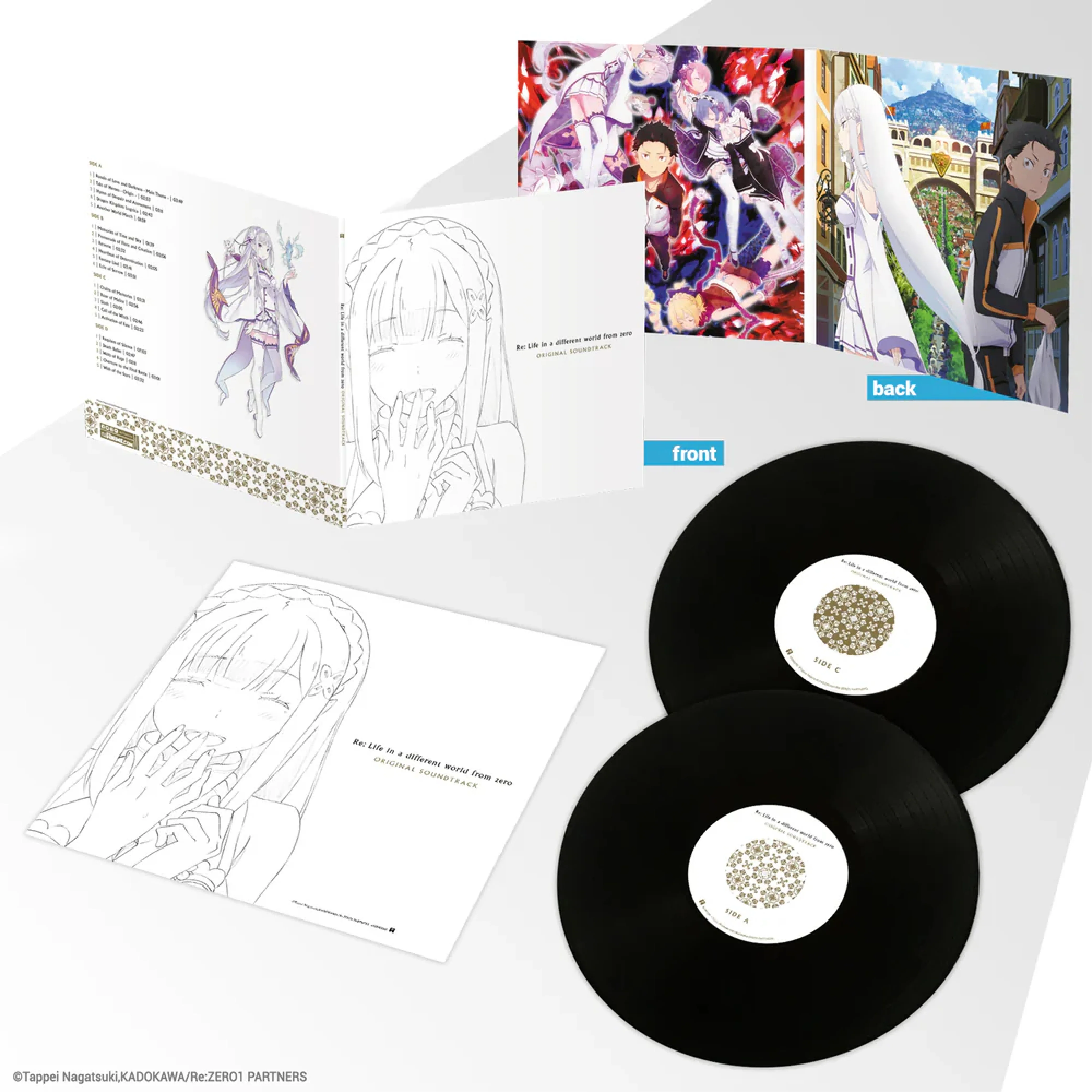 Re:Life in a Different World From Zero (Original Soundtrack) 2LP - Image 2