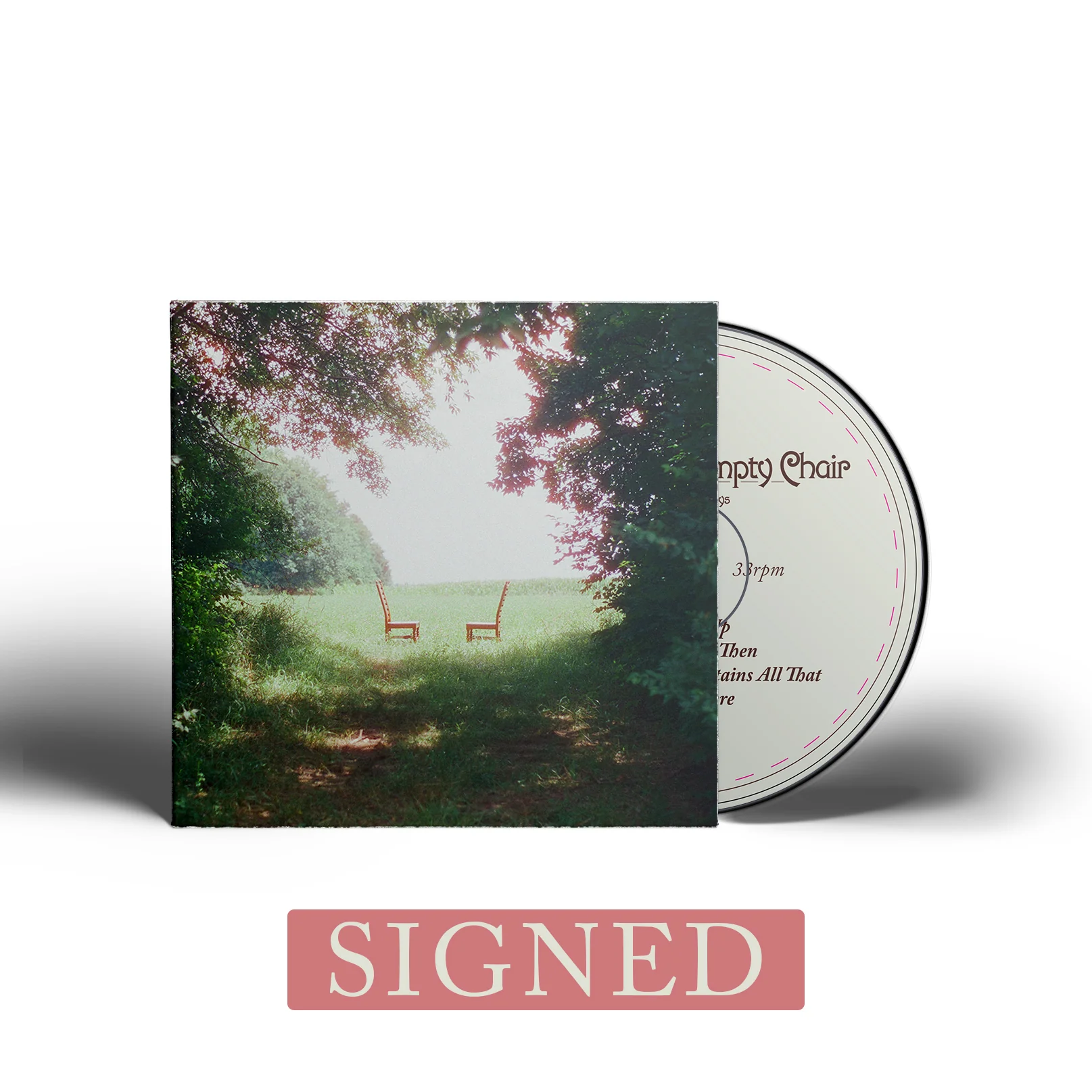 Singin' to an Empty Chair (Indie Exclusive Signed CD Cover)